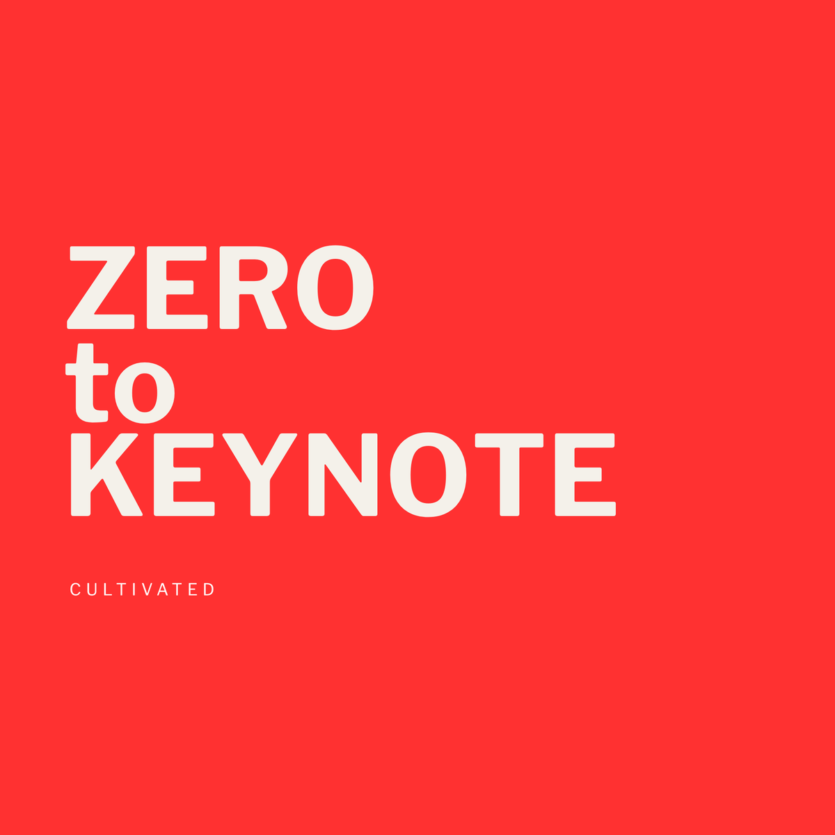 Zero to Keynote — A Practical Guide to Talks That Land
