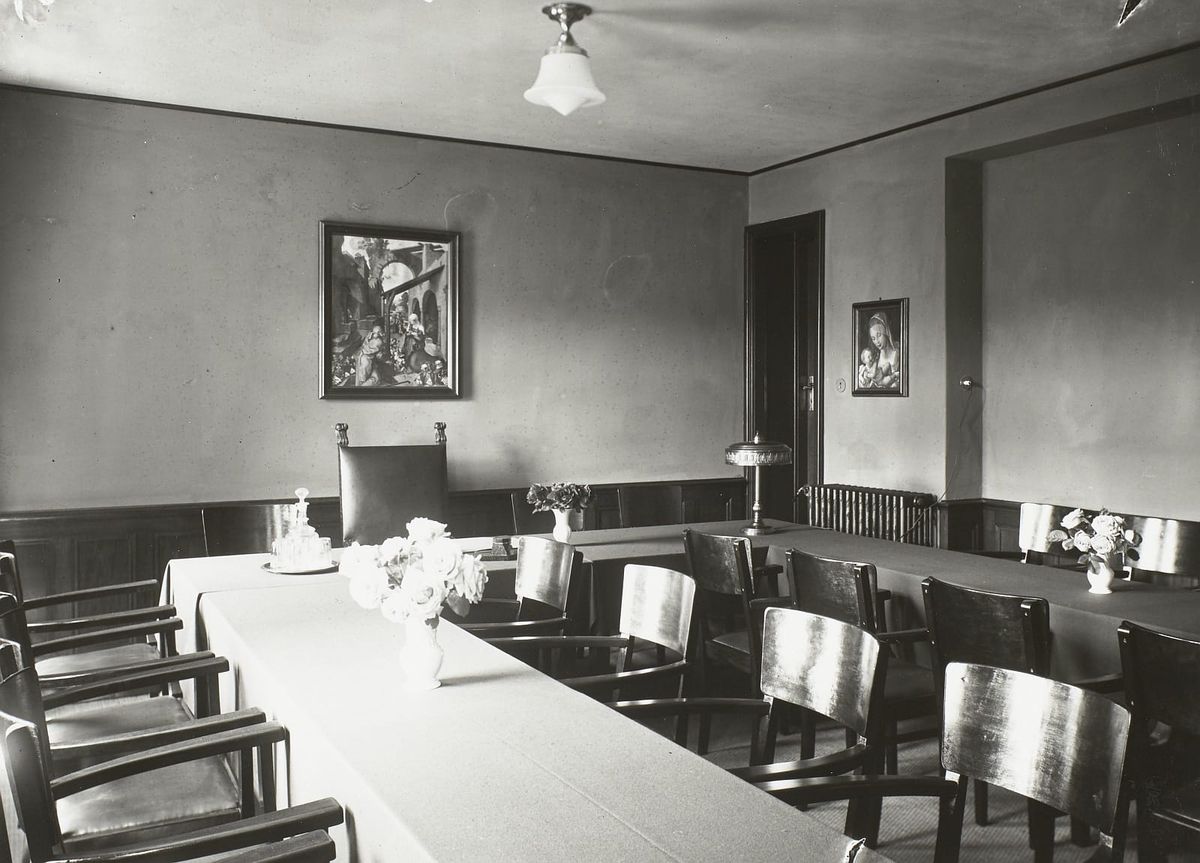 An old meeting room