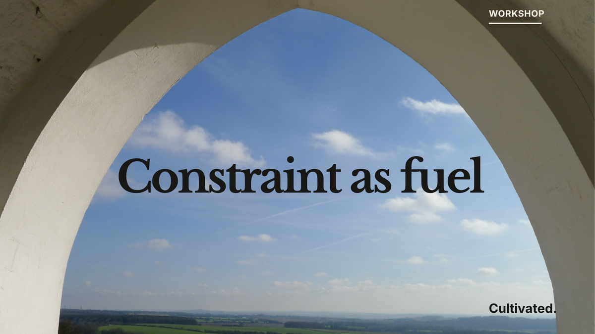The Creativity of Constraints