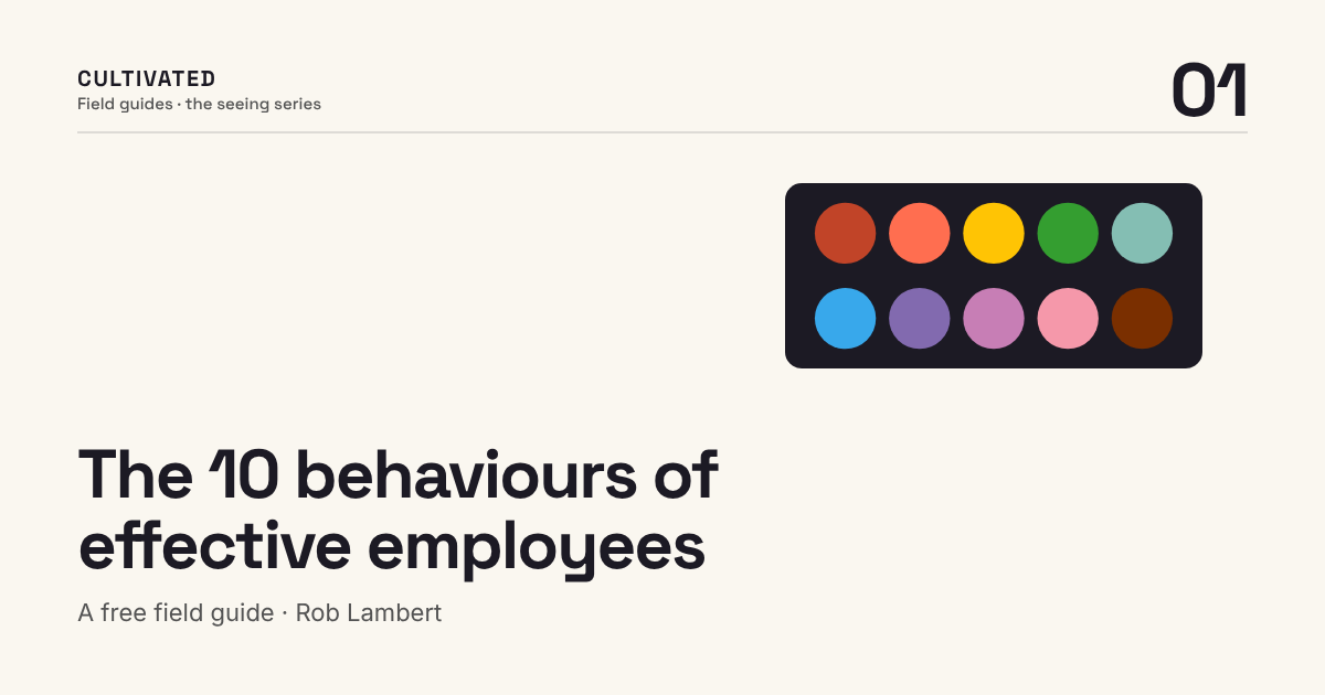 The 10 Behaviours of Effective Employees