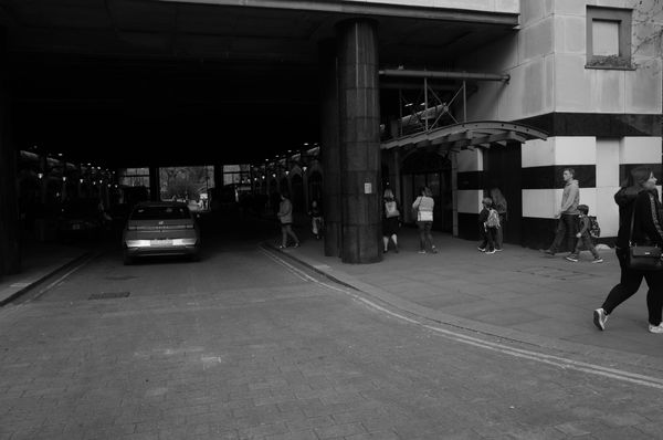 A photo of a street in London