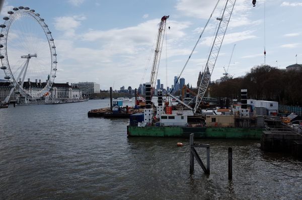 A photo of the London Eye, London, England