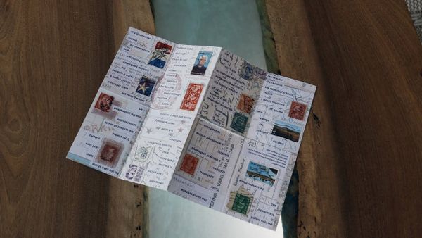 A photo of a zine