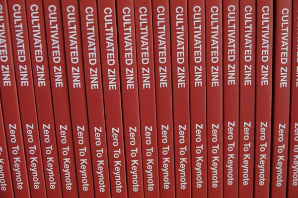 Copies of the Zero to Keynote book