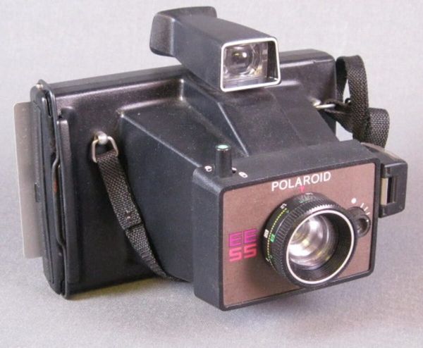 A photo of a polaroid camera from - Helsinki City Museum, Finland - CC BY.