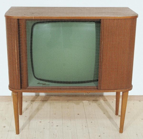 A photo of an old TV - from The Gotland Museum, Sweden - CC BY.