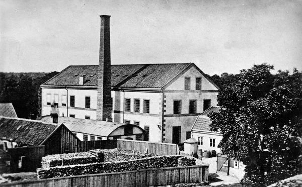 A photo of an old factory