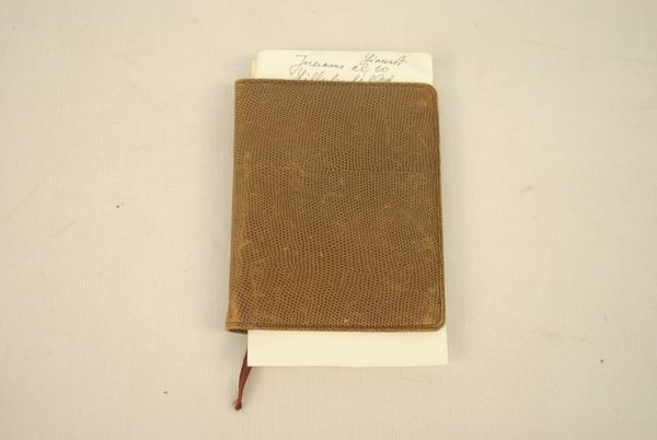 An old notebook, source: Kalender-märkmik automaatpliiatsiga. - Pärnu Museum, Estonia - CC0.