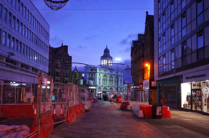 A photo of Sheffield City Centre, Yorkshire