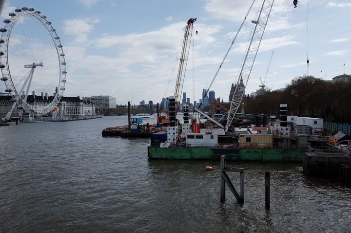 A photo of the London Eye, London, England