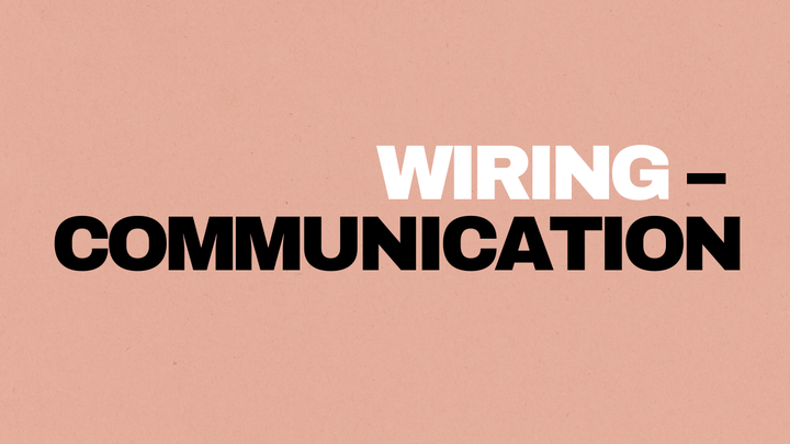 Wiring — Communication