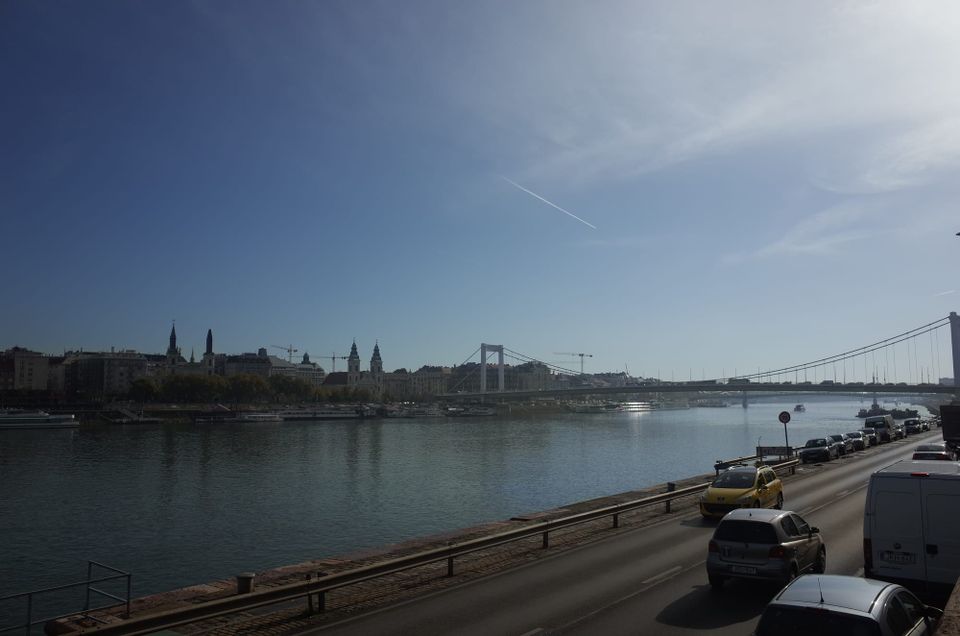 A photo of the River Danube in Budapest, Hungary