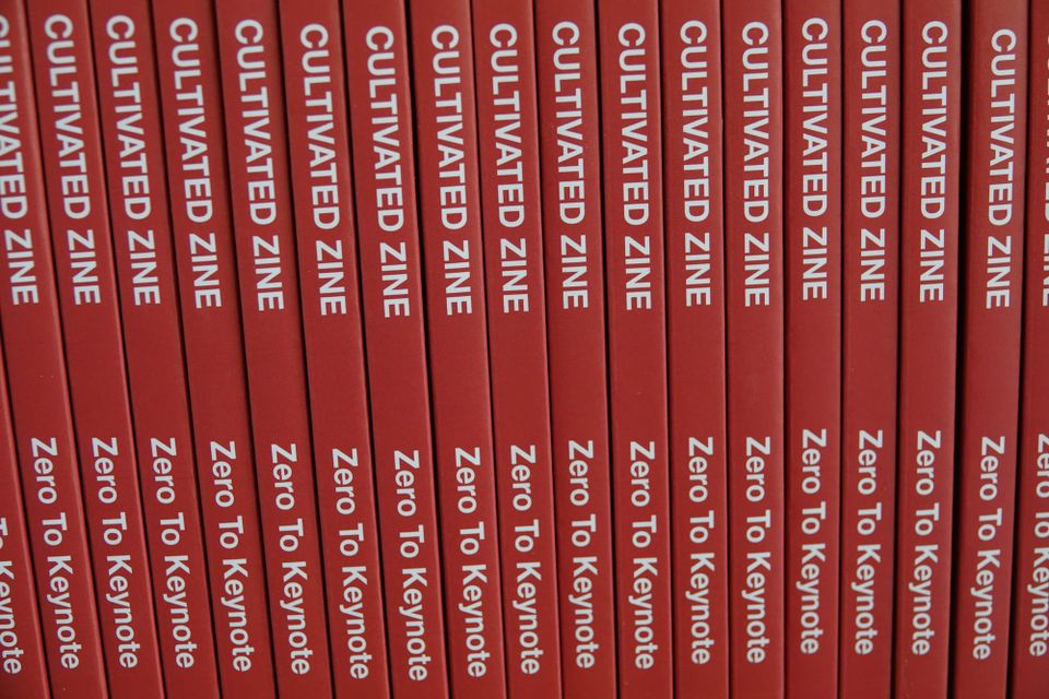 Copies of the Zero to Keynote book