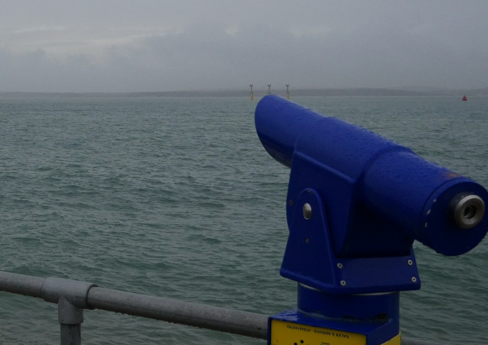 A photo of a telescope at Southsea, Portsmouth