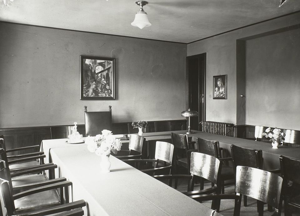An old meeting room