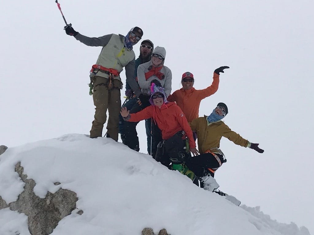 There's no such thing as having too much fun on Denali, Patrol #5 enjoys a well-deserved day of silliness at the Edge of World, following a long week+ of patient care and emergency management. NPS Photo/Melis Coady