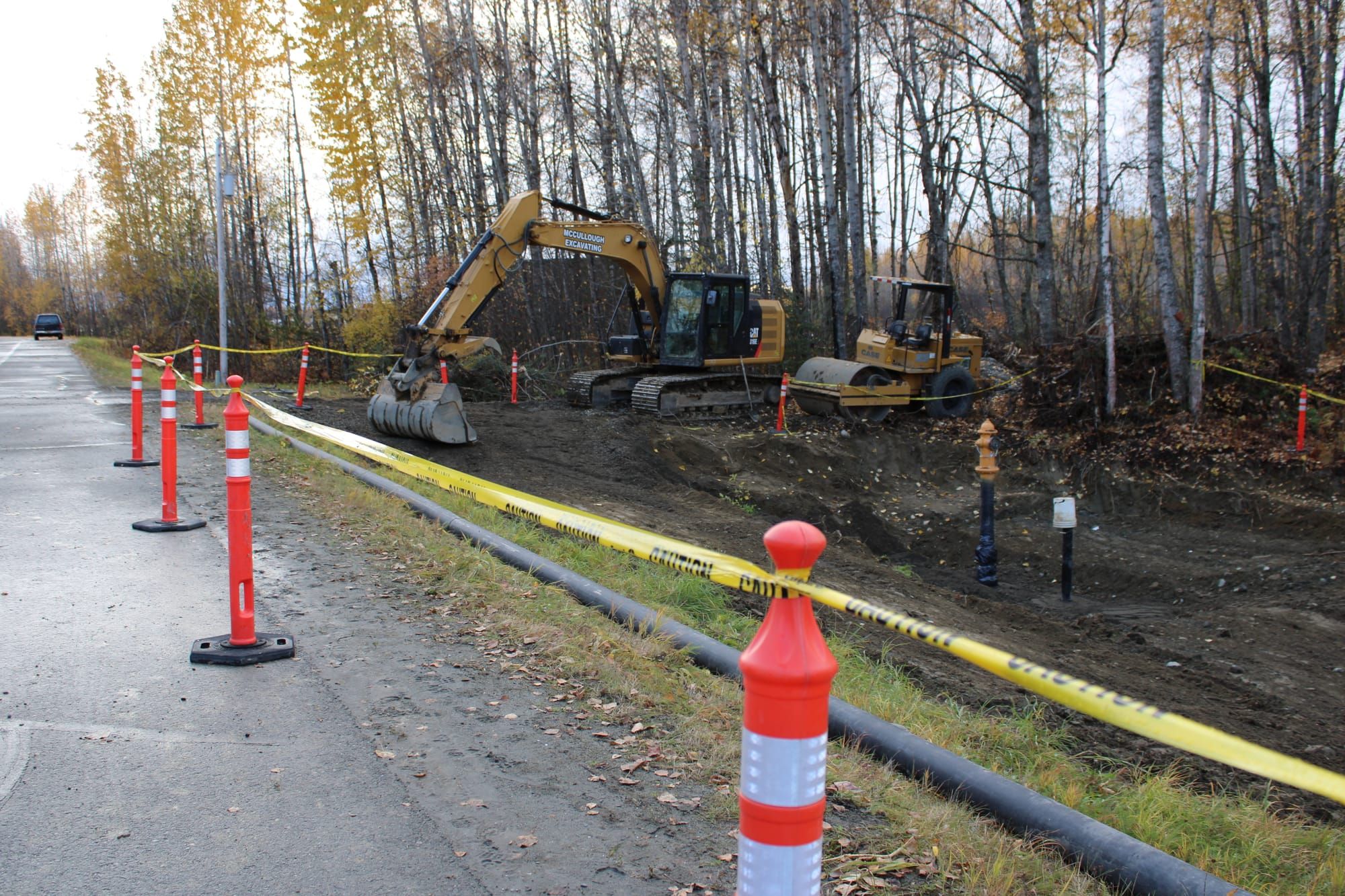Summer Erosion Brings Water Line Work