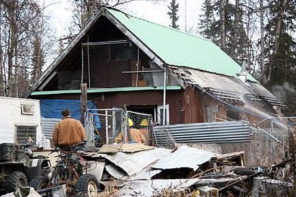 Five dogs die in house fire