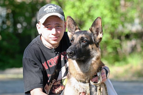 Buddy the hero dog turns into poster child for fire prevention