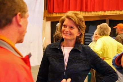 Senator Murkowski visits Talkeetna