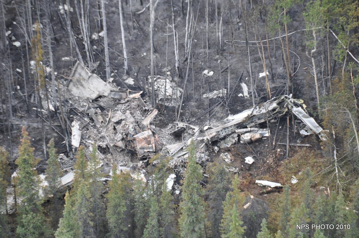 Fairchild C-123 crash in Denali Park; 3 presumed dead