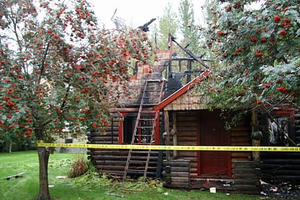 Fire destroys Yates' home and office