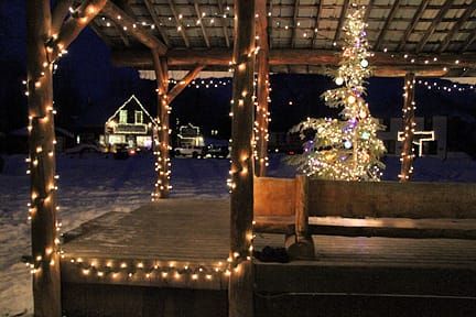 Christmaslights in Talkeetna