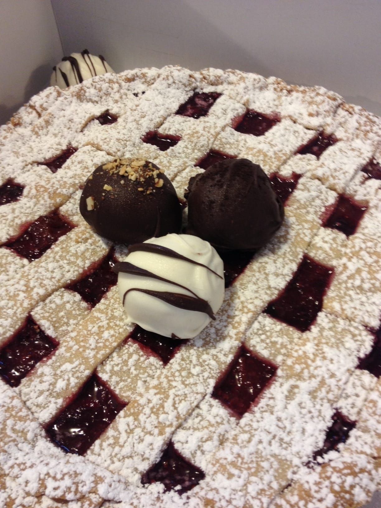 1:15 Auction Almond Linzer Torte - Call 733 1700 to bid