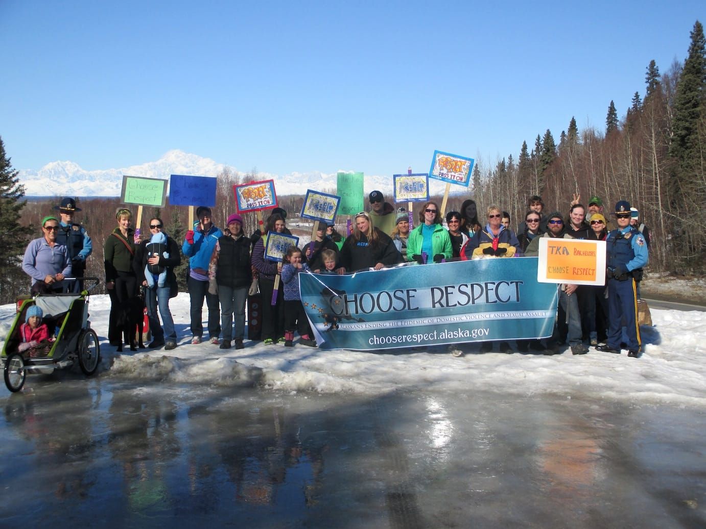 Talkeetna 2014 Choose Respect Walk