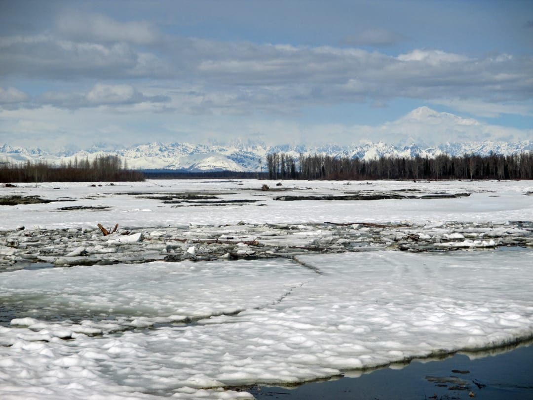 "Dynamic breakup" in Alaska means above average flood risk this spring