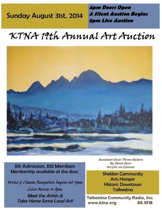 Come and enjoy the KTNA 19th Annual Art Auction