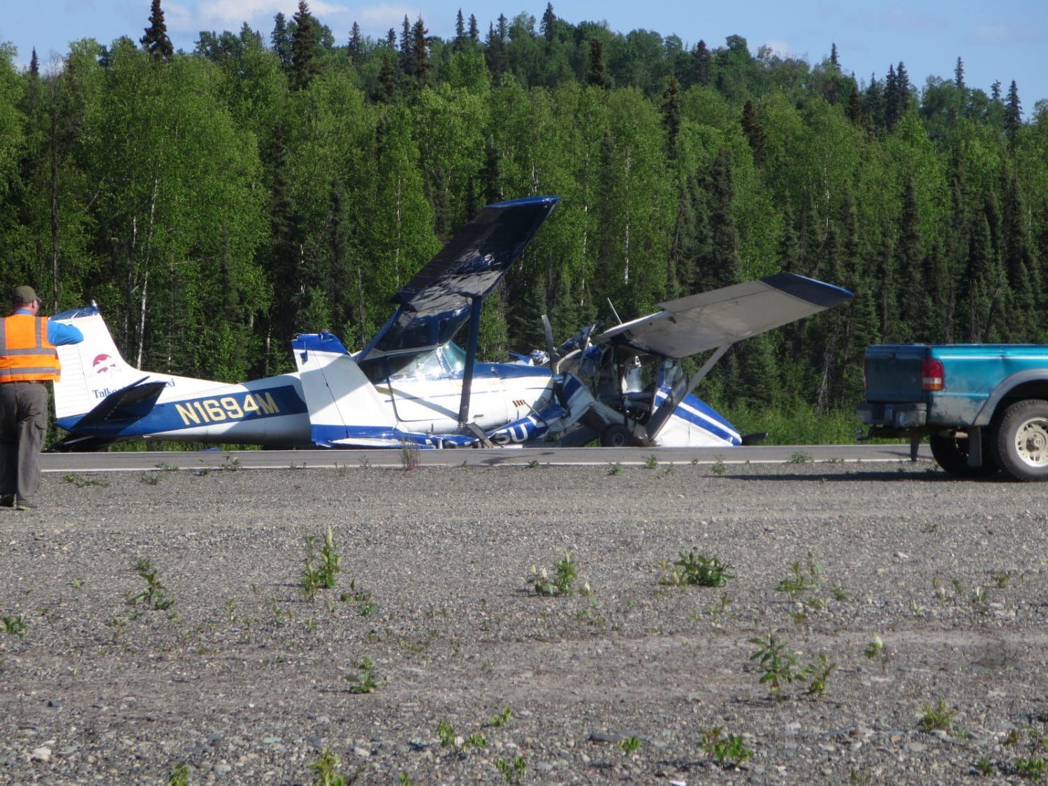 Two Planes Collide on Landing Descent at Talkeetna Airport