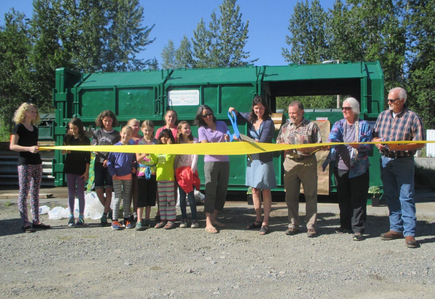 Talkeetna celebrates the start of new recycling program