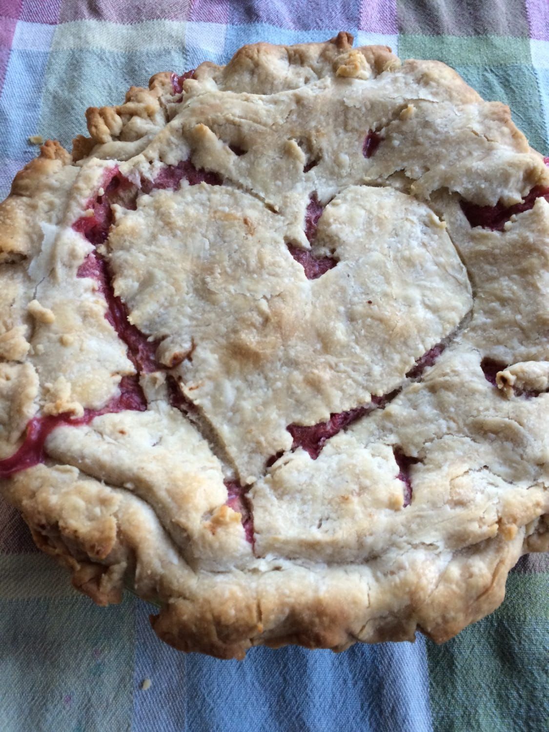Fall recipes:  Rhubarb pie