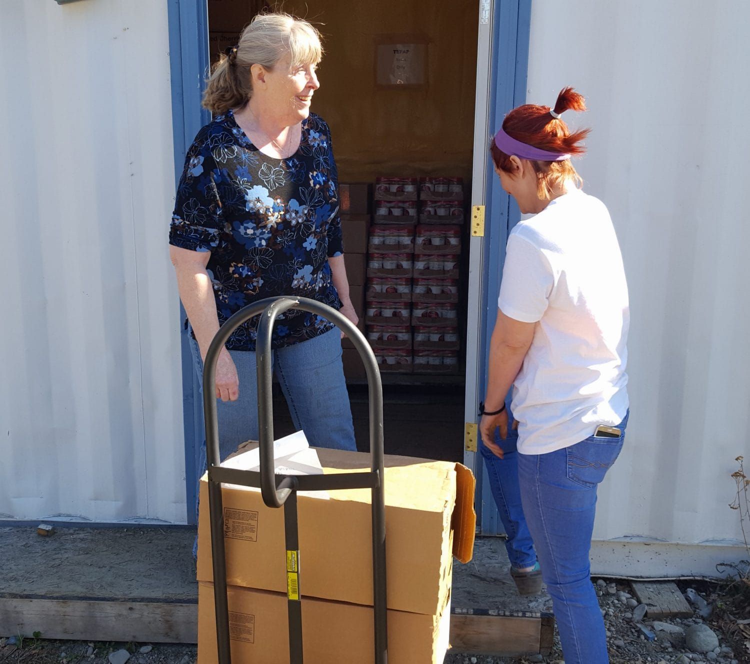 Volunteers and one very driven staff member strive to keep the Northern Valley fed