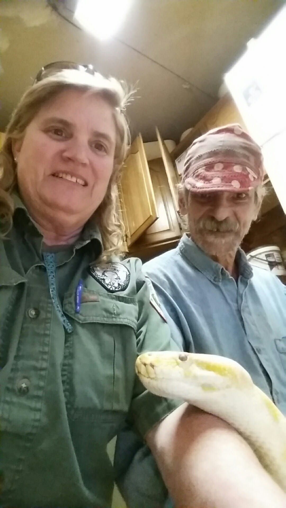 Missing Burmese Python returns home in Meadow Lakes
