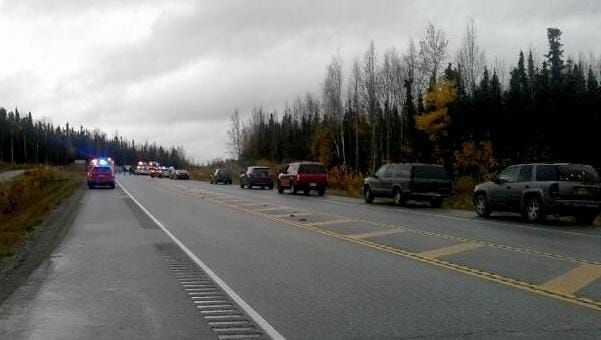 Palmer boy dies in Parks Highway crash