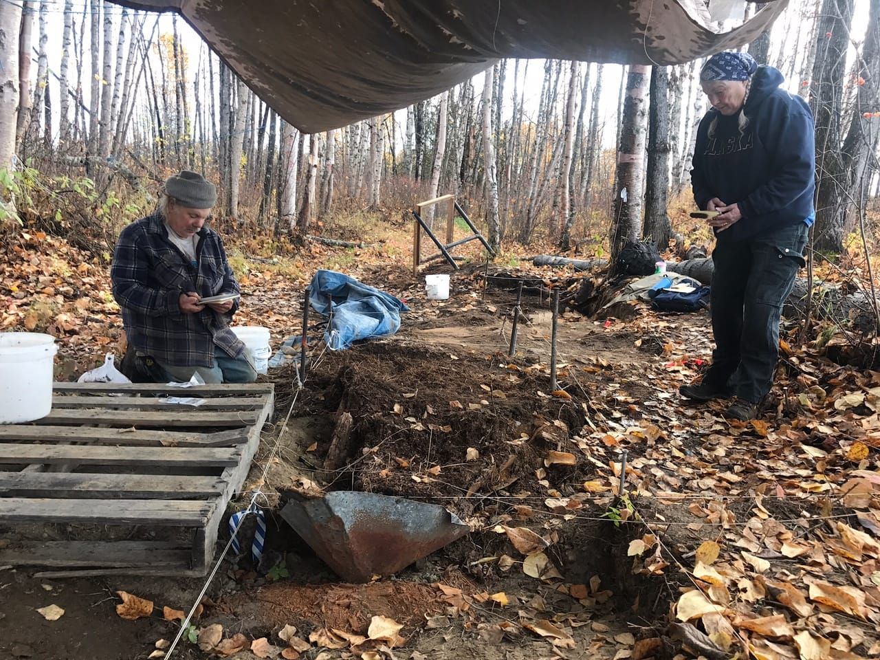 Archaeologists uncover Talkeetna history near Downtown