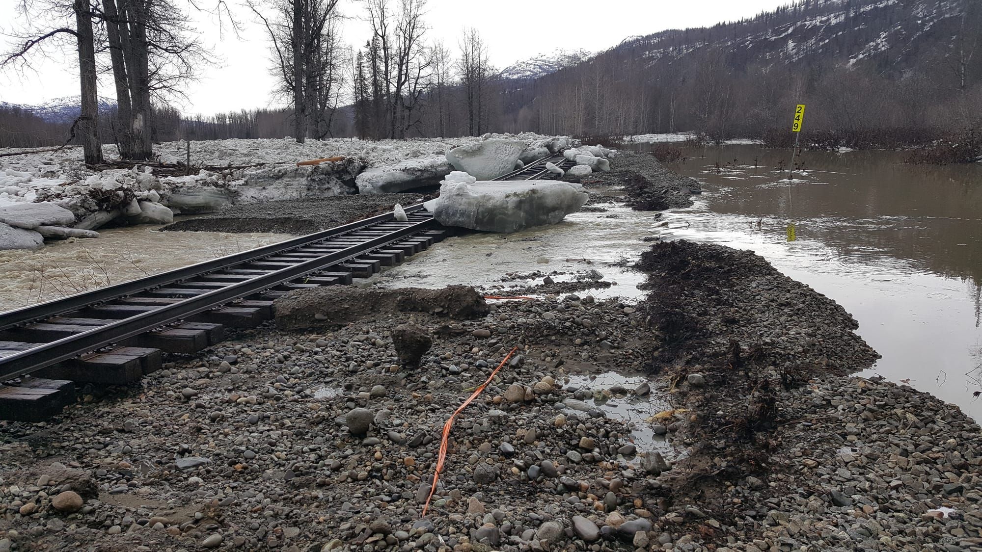 Railroad expects service to resume tomorrow