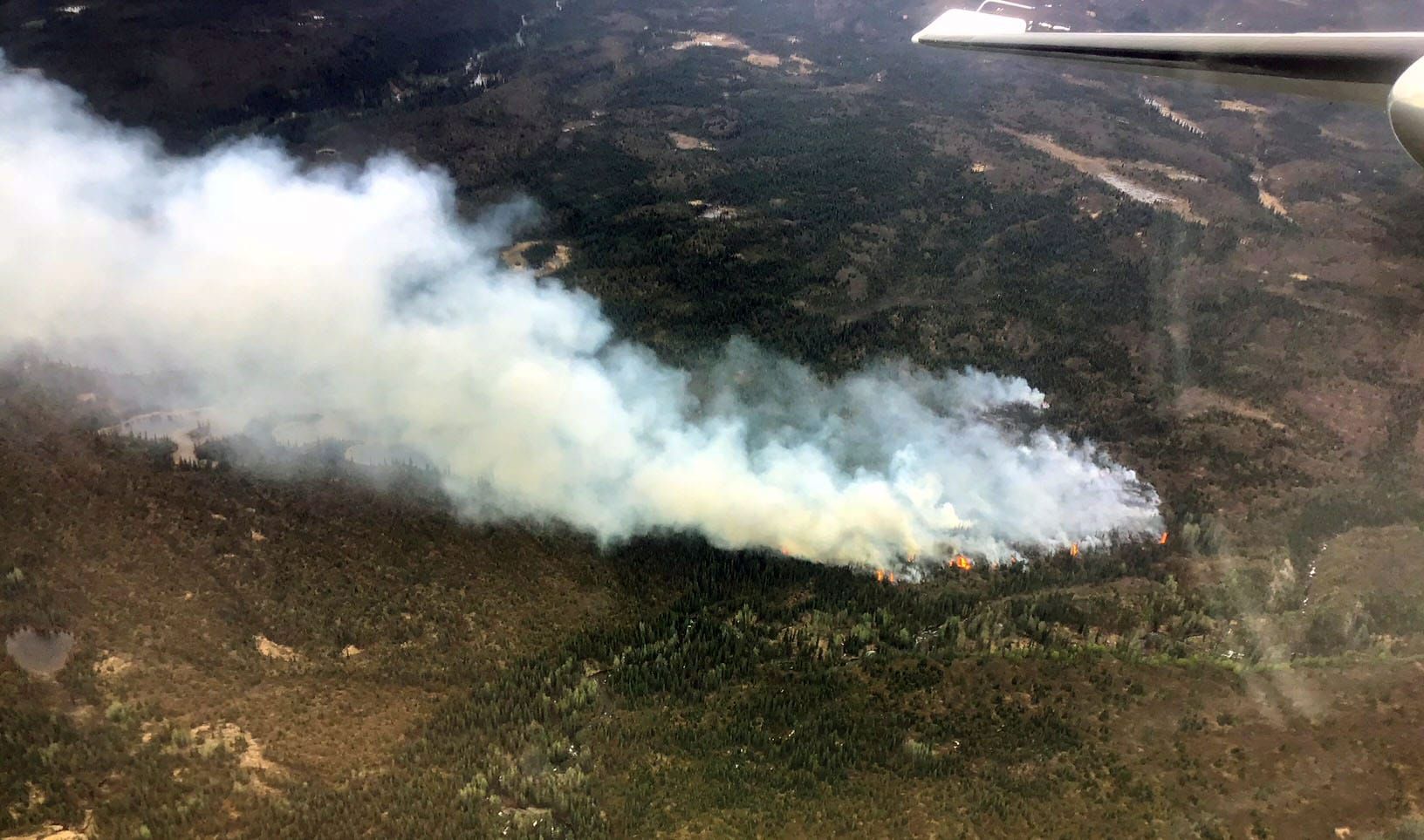 Prairie creek fire contained and controlled