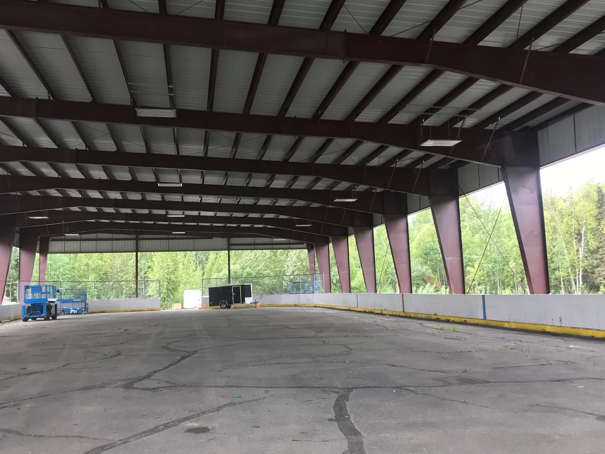 New roofs go up on Talkeetna, Willow ice rinks