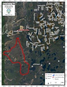 Wildfire near Deshka Landing