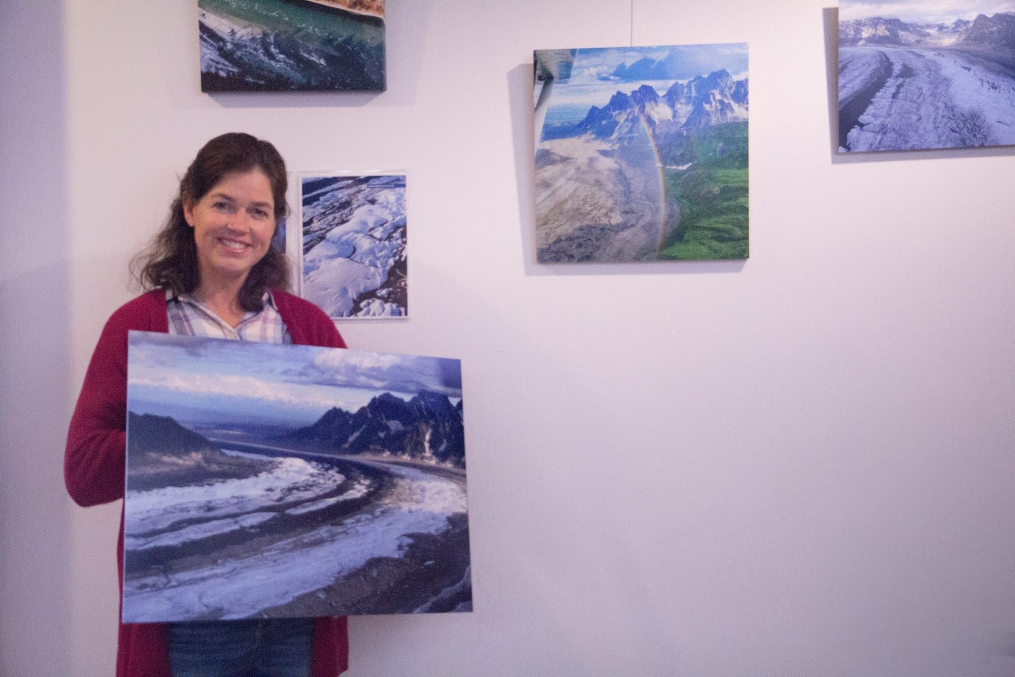 Local art opening focuses on observing impacts of climate change from the air