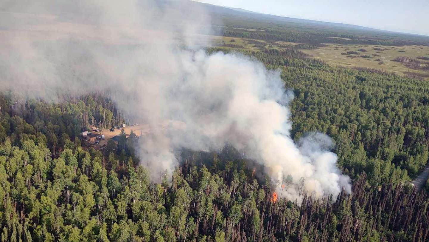 Local and state firefighters act quickly to stop Lichen Fire from spreading on Independence Day