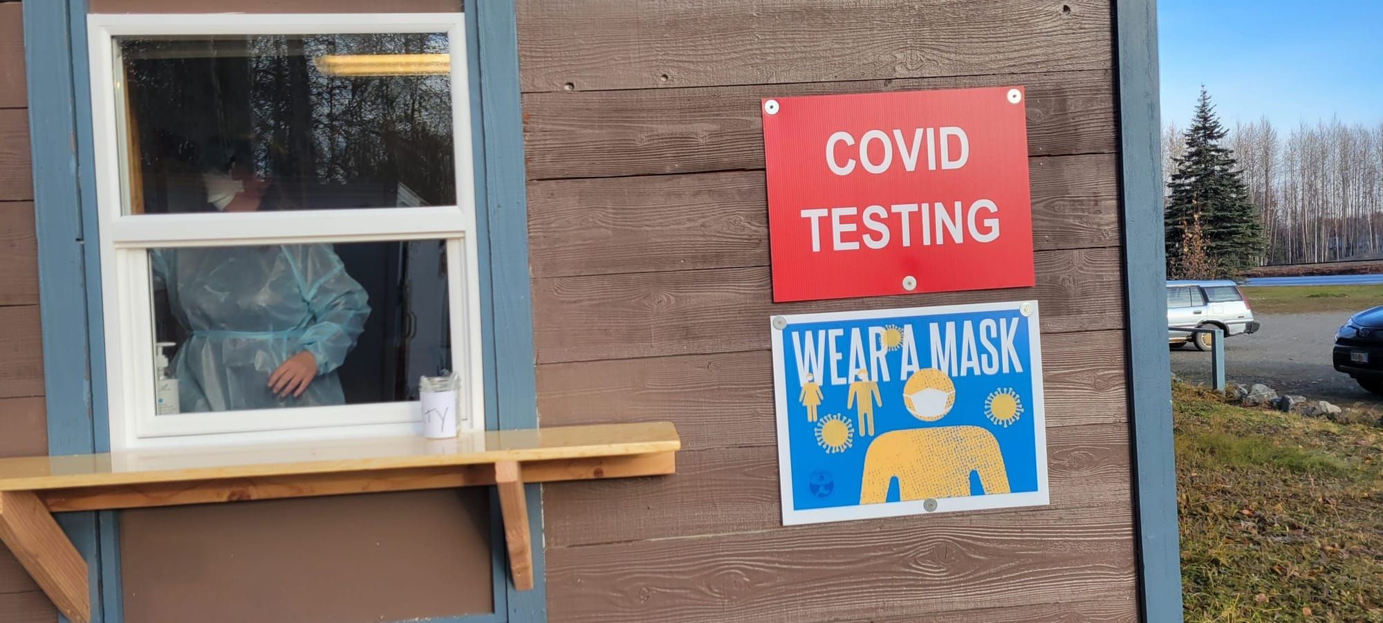 What it's like getting a COVID-19 test in Talkeetna