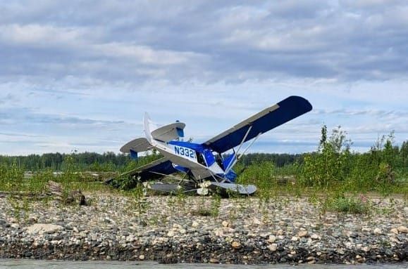 Three People Safely Retrieved After Plane Crash in the Susitna River