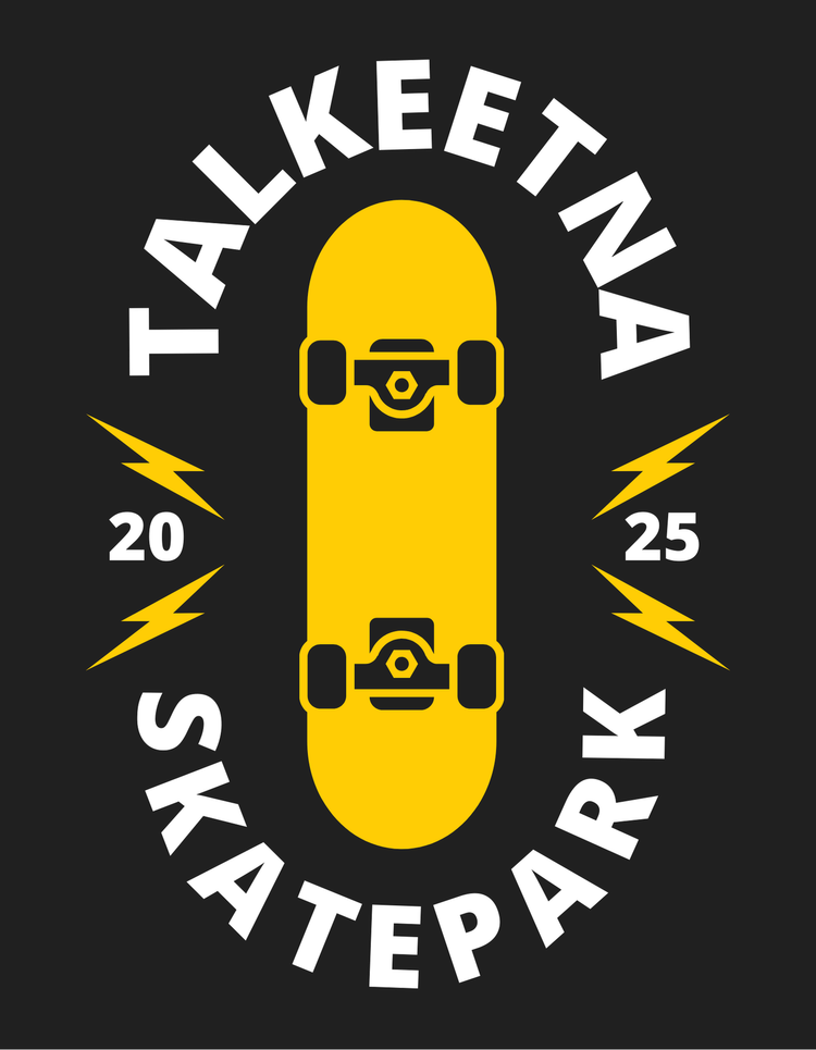 Talkeetna Skatepark Committee Logo