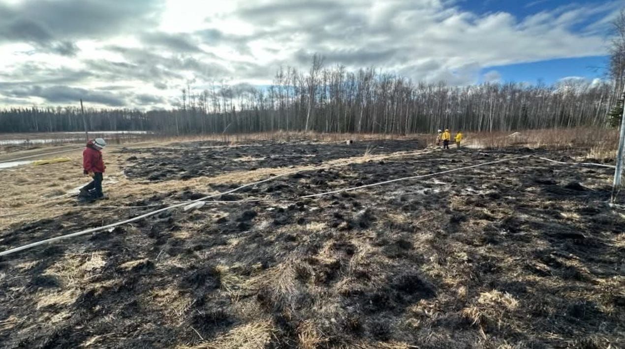Blaze on Mat-Su Assemblymember Ron Bernier's property marks first wildfire of the year
