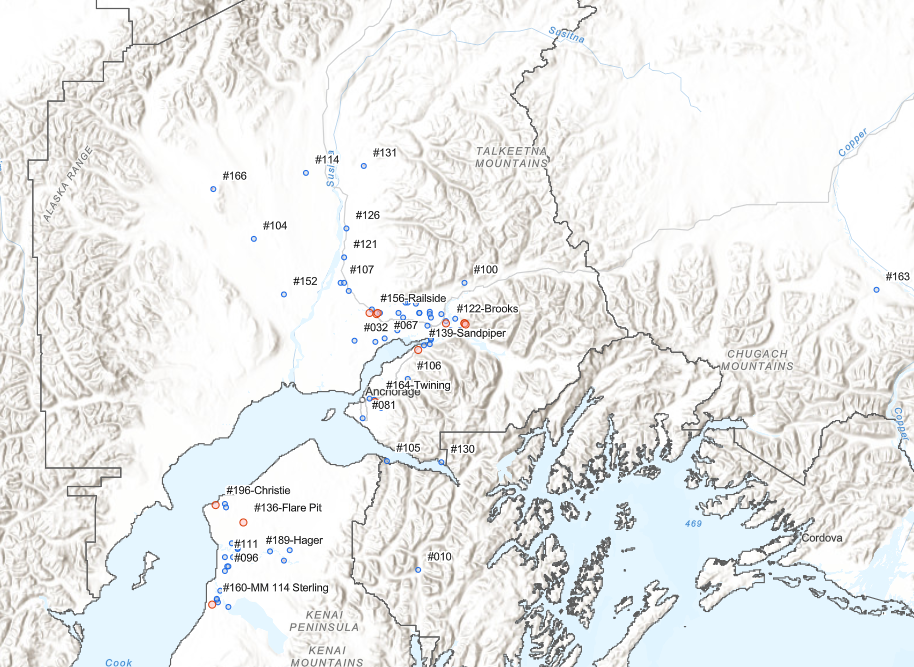 A screenshot of the Alaska Interagency Coordination Center Wildland Interactive Fire Map from June 16, 2026 showing locations