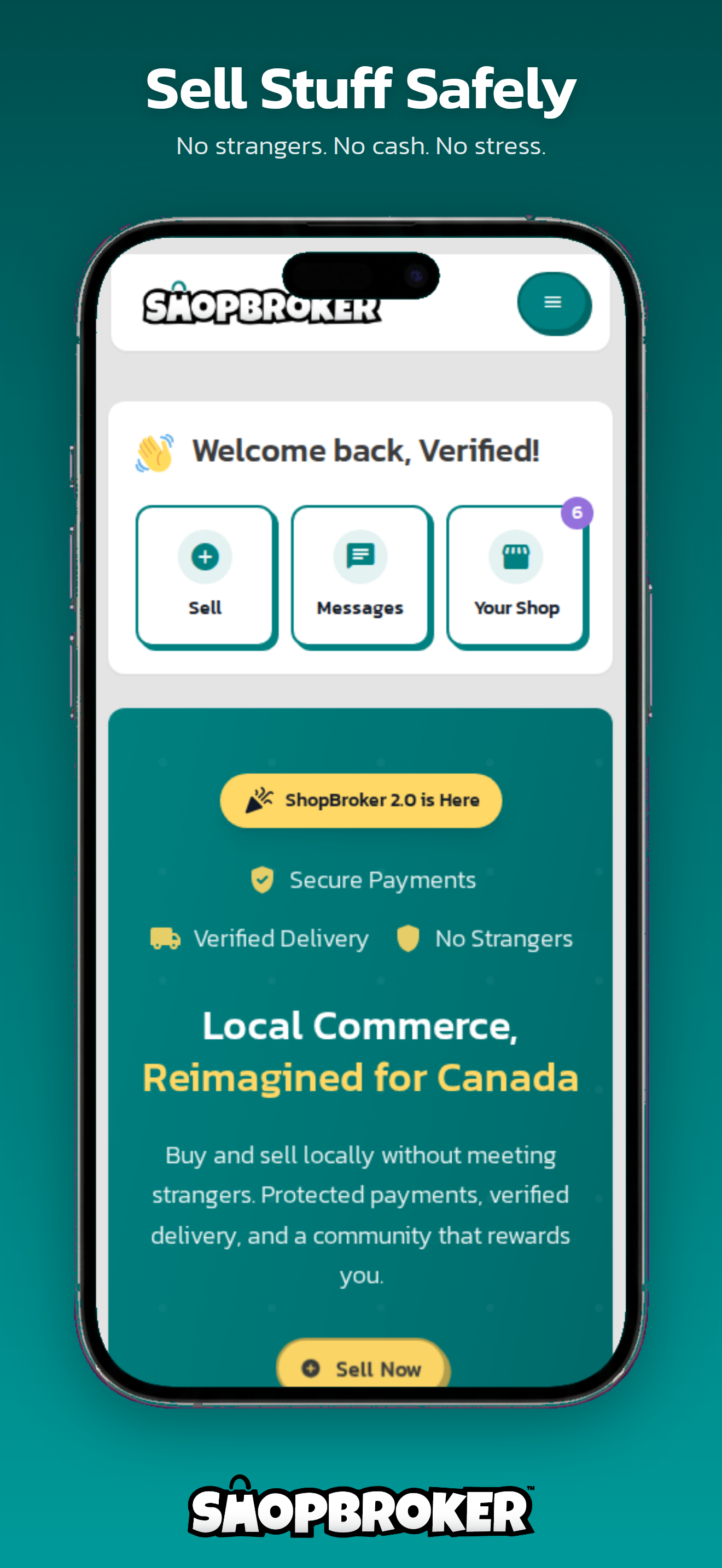 Your marketplace, your shop, your notifications — all in one place.